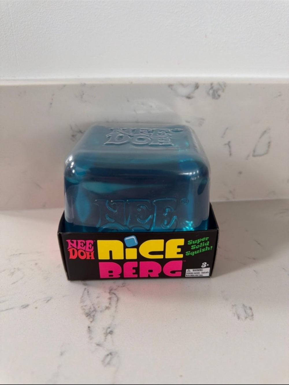 NeeDoh Nice Berg Super Solid Squish - Blue XL